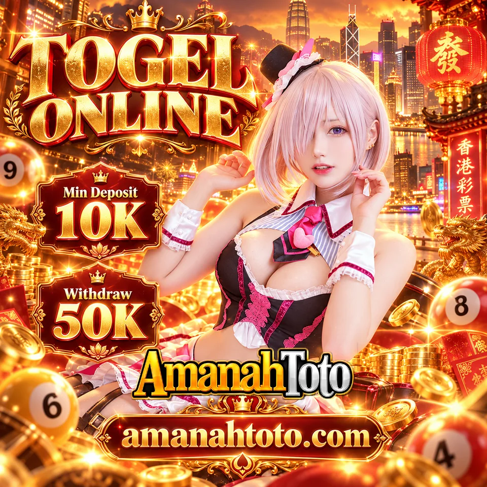 Banner AMANAHTOTO Game Toto Hongkong dan Macau